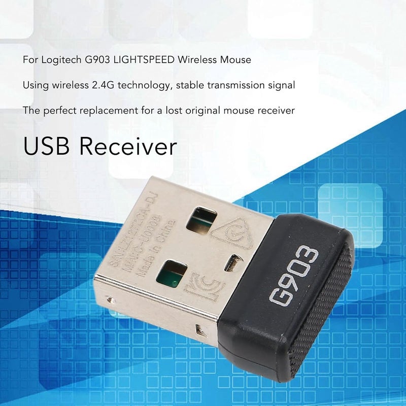 TALTAW USB Dongle Mouse Receiver Adapter Compatible with Logitech G903 dongle Lightspeed Wireless Gaming Mouse Receiver - Image 4